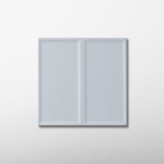 Macaron Domino Blue Cream 5x5 Matte Ceramic Tile