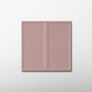 Macaron Domino Blush Toffee 5x5 Matte Ceramic Tile