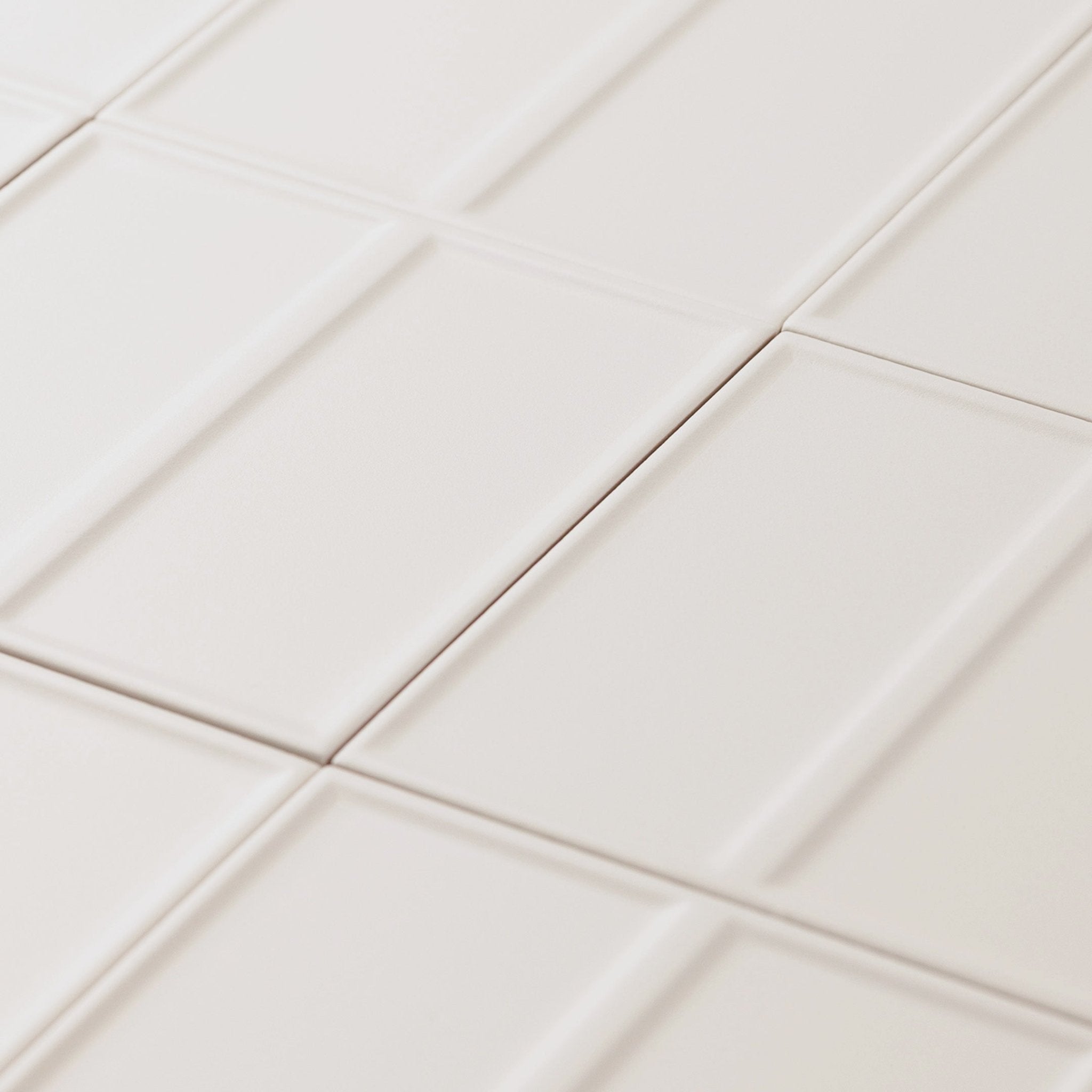 White 5x5 Matte Ceramic Tile