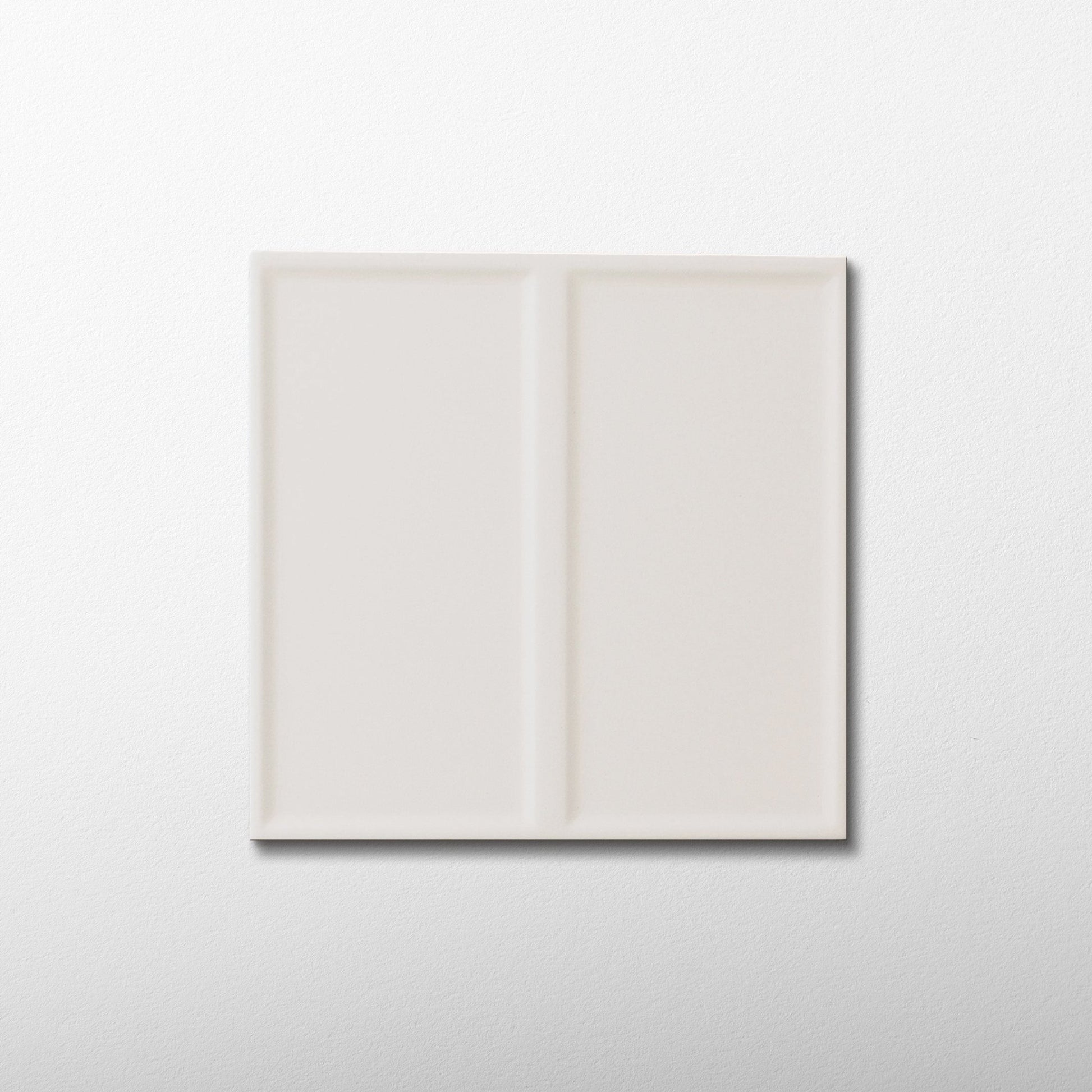 Macaron Domino Coconut Flake 5x5 Matte Ceramic Tile