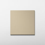Macaron Flat Almond Butter 5x5 Matte Ceramic Tile - Cemento Collection