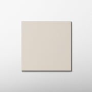 Macaron Flat Almond Butter 5x5 Matte Ceramic Tile