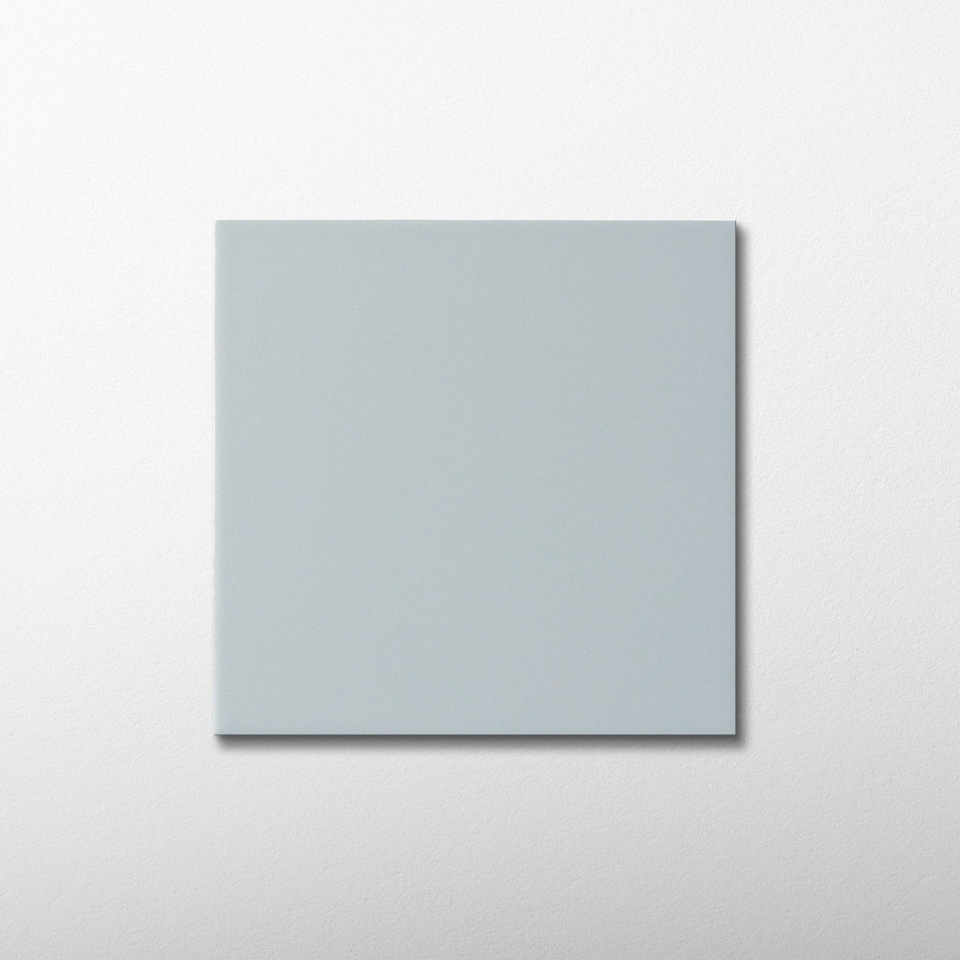 Macaron Flat Blue Cream 5x5 Matte Ceramic Tile