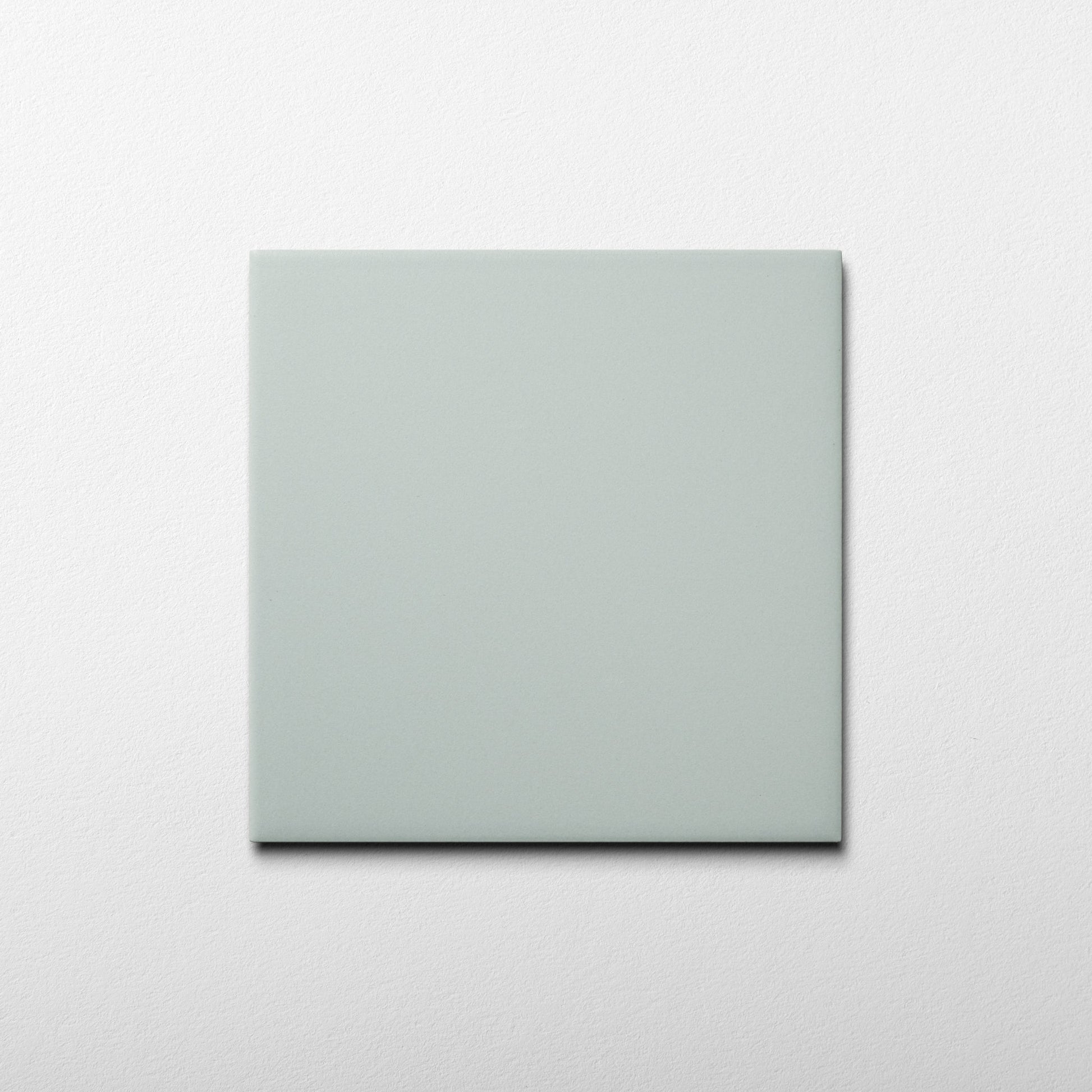 Macaron Flat Blue Cream 5x5 Matte Ceramic Tile - Cemento Collection