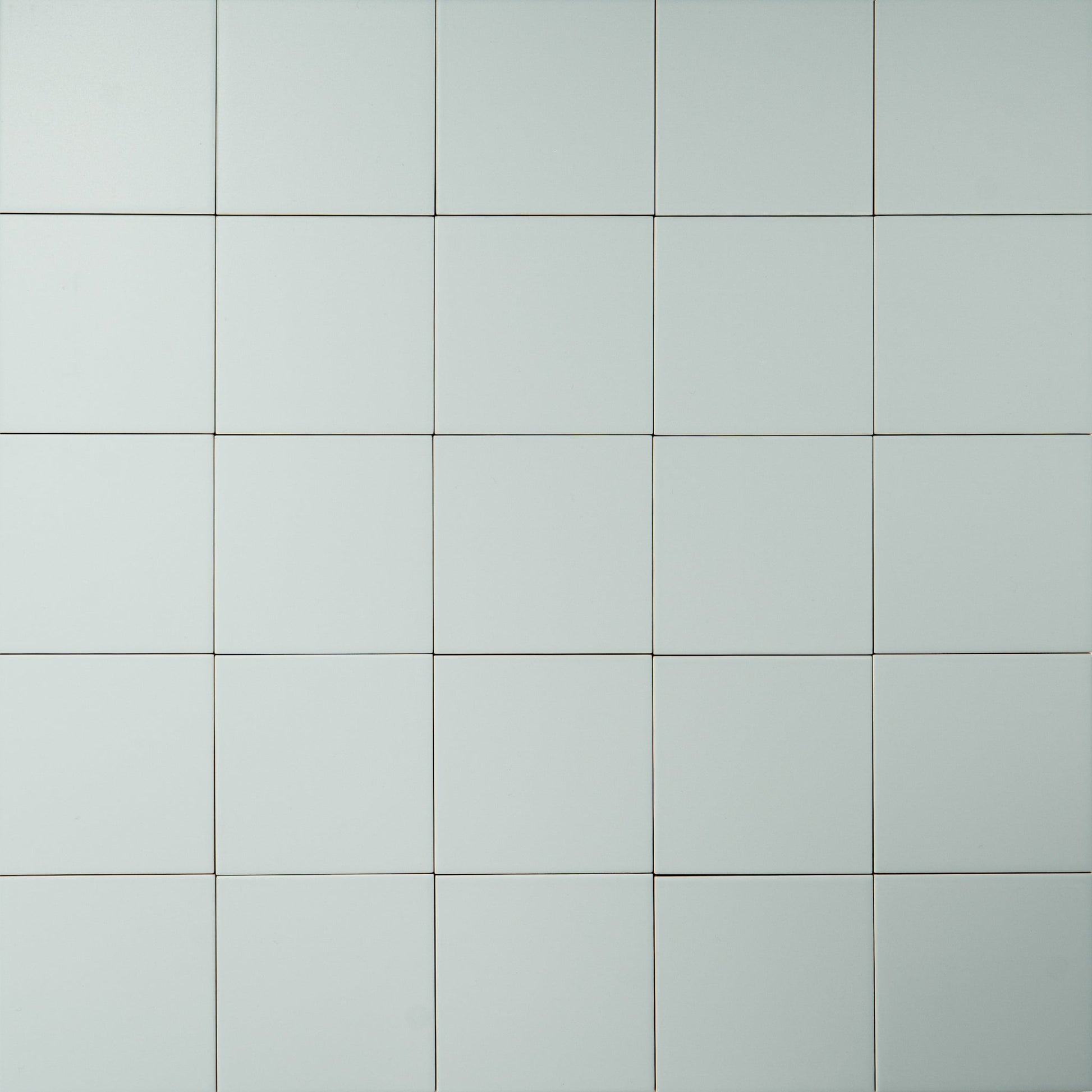 Macaron Flat Blue Cream 5x5 Matte Ceramic Tile - Cemento Collection