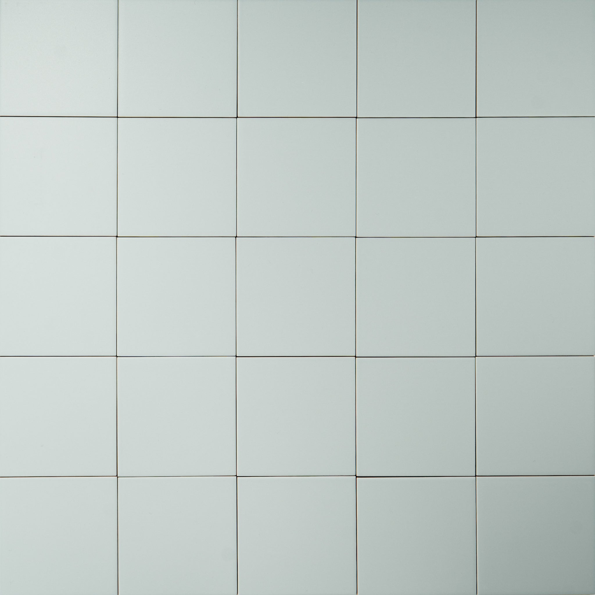 Macaron Flat Blue Cream 5x5 Matte Ceramic Tile - Cemento Collection
