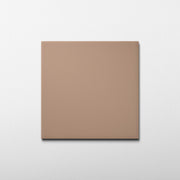 Macaron Flat Blush Toffee 5x5 Matte Ceramic Tile - Cemento Collection
