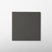 Macaron Flat Cocoa Ash 5x5 Matte Ceramic Tile