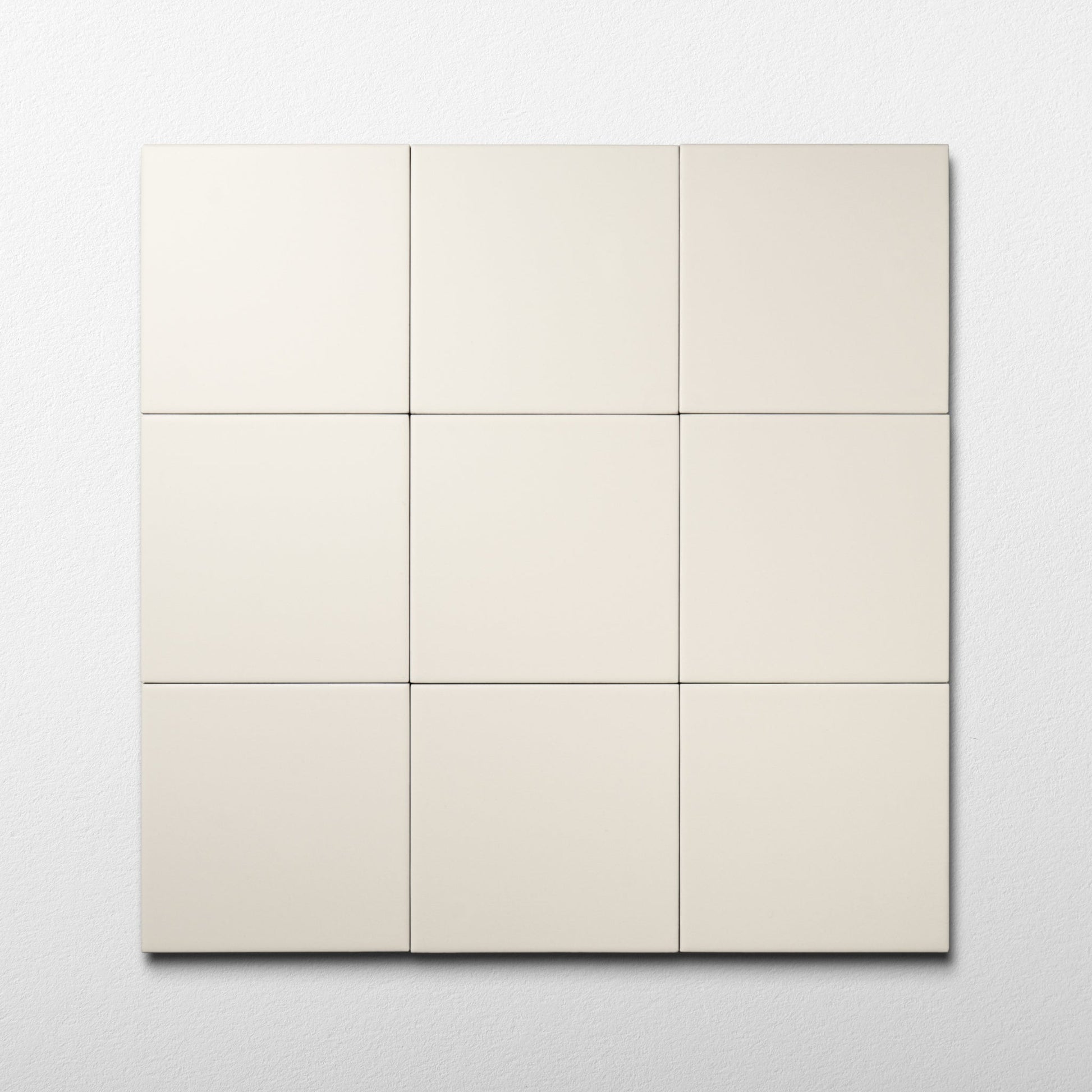 Macaron Flat Coconut Flake 5x5 Matte Ceramic Tile - Cemento Collection