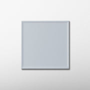 Macaron Pressed Blue Cream 5x5 Matte Ceramic Tile - Cemento Collection