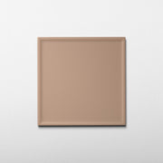 Macaron Pressed Blush Toffee 5x5 Matte Ceramic Tile - Cemento Collection