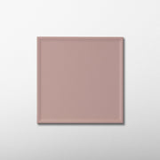 Macaron Pressed Blush Toffee 5x5 Matte Ceramic Tile