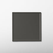 Macaron Pressed Cocoa Ash 5x5 Matte Ceramic Tile