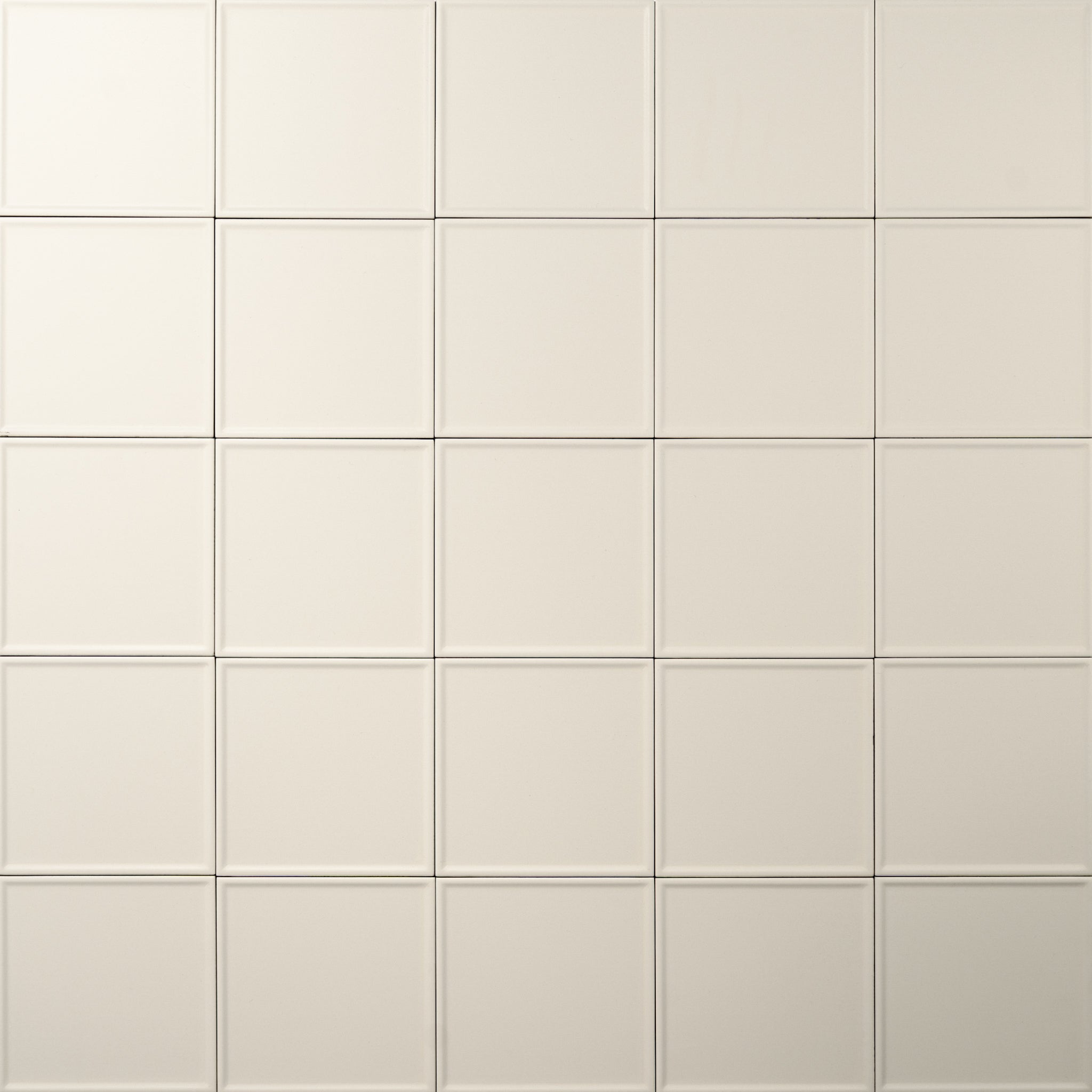 Macaron Pressed Coconut Flake 5x5 Matte Ceramic Tile - Cemento Collection