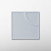 Macaron Radius Blue Cream 5x5 Matte Ceramic Tile