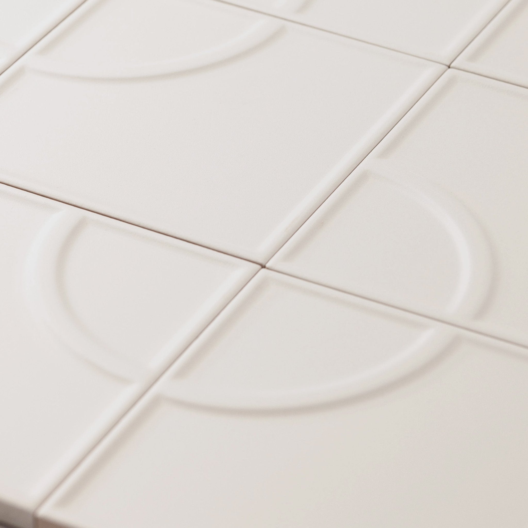 White 5x5 Matte Ceramic Tile