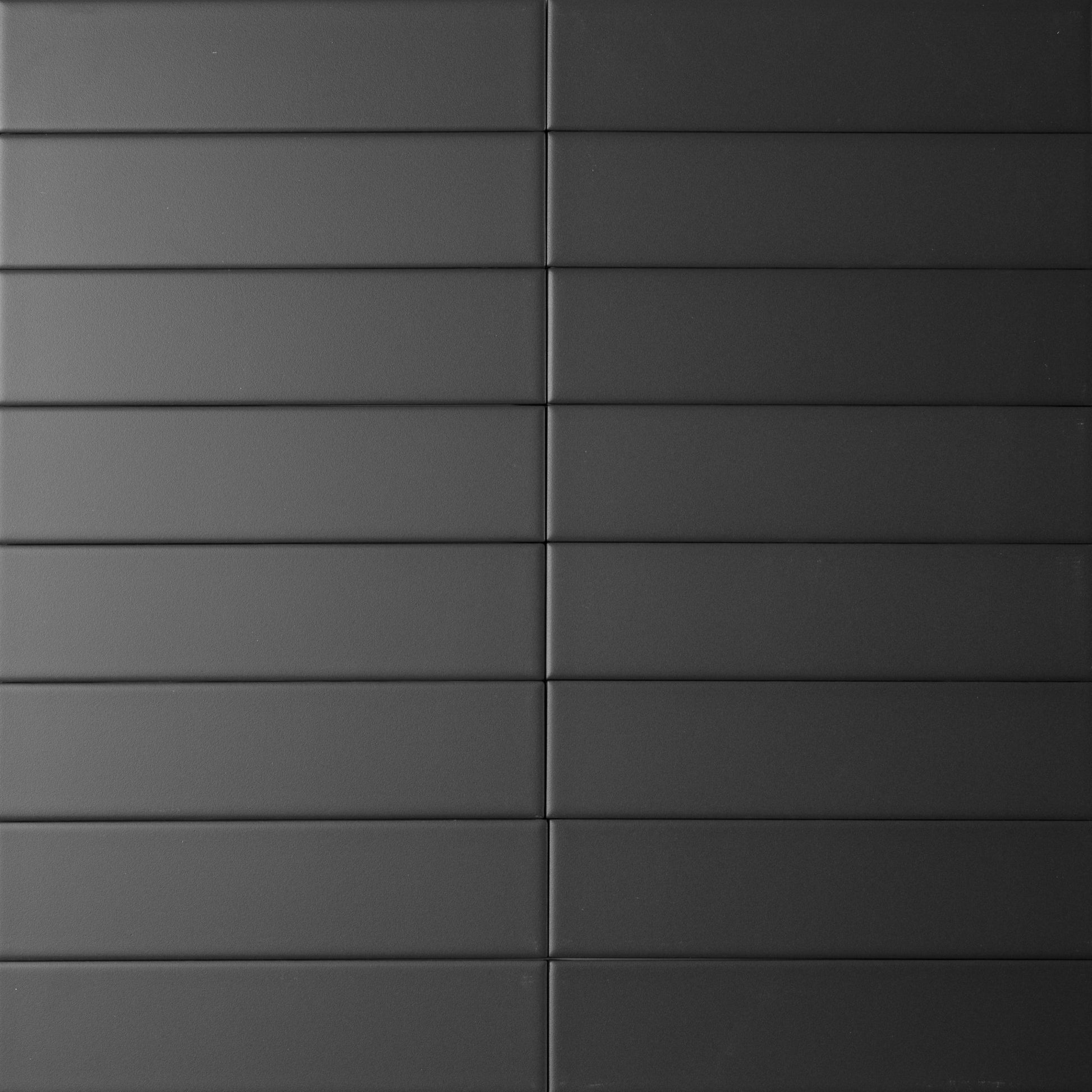 Manhattan Brick Black Matte Porcelain Tile