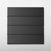 Manhattan Brick 2.5x10 Black Matte Porcelain Tile