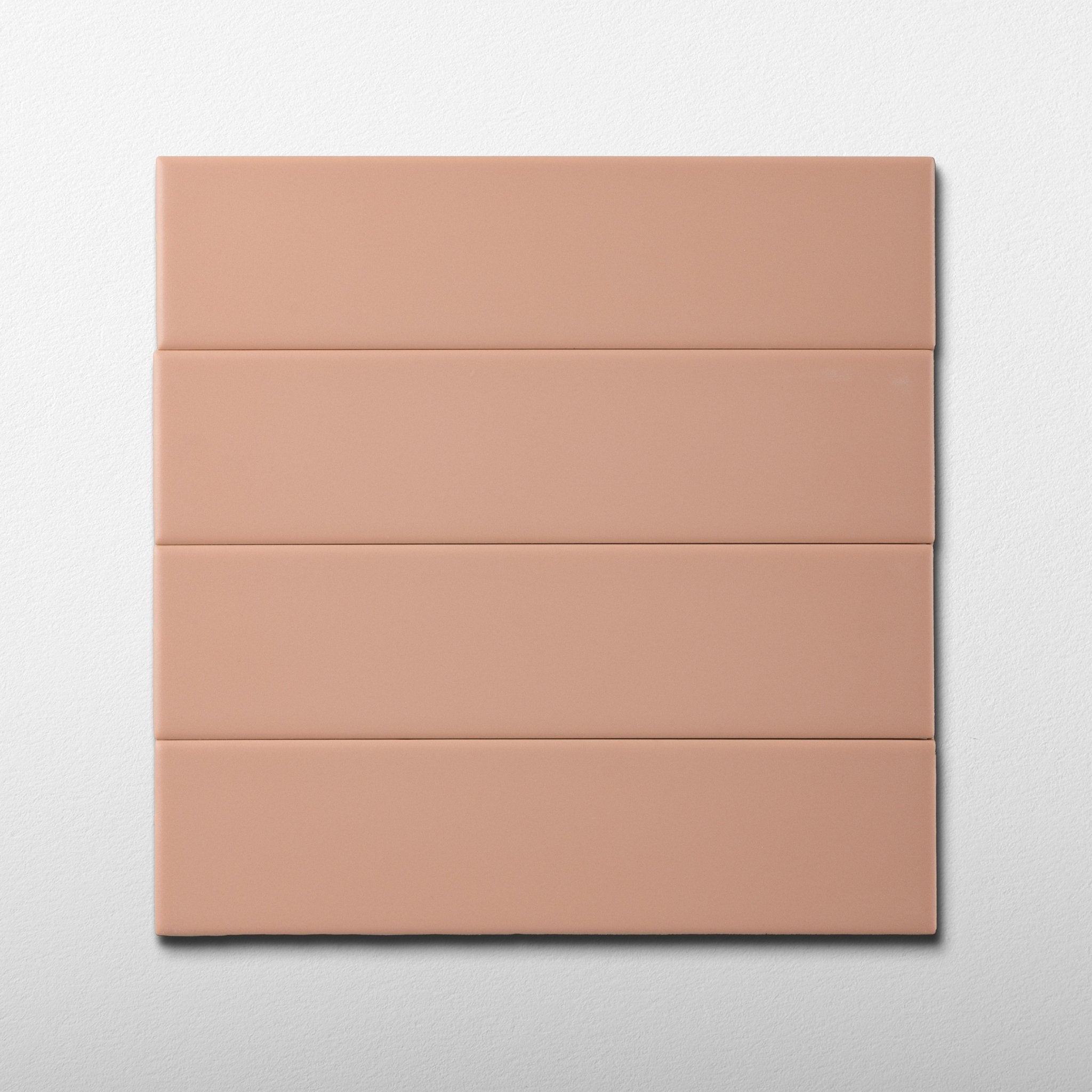 Manhattan Brick 2.5x10 Blush Pink Matte Porcelain Tile