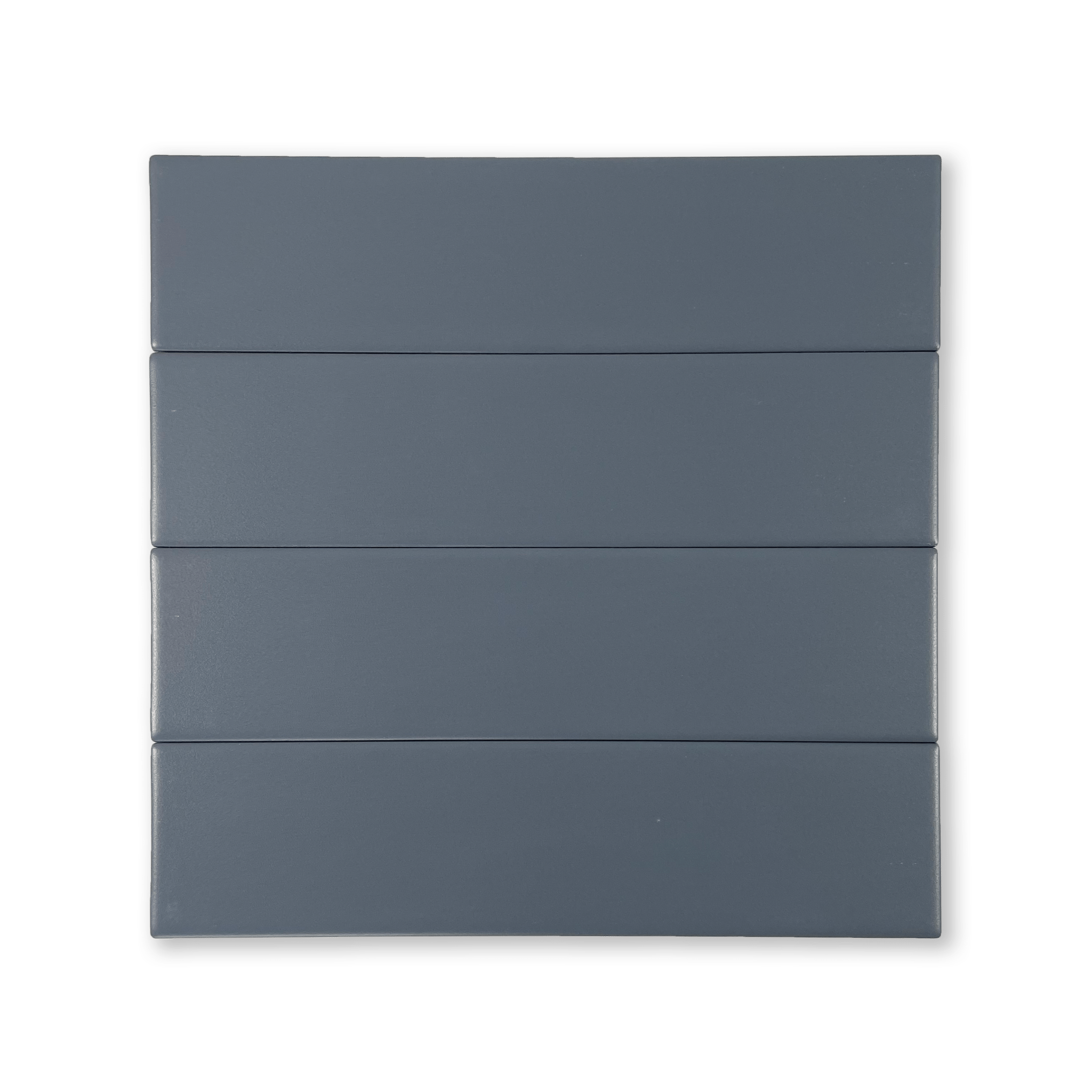 Manhattan Brick 2.5x10 Indigo Blue Matte Porcelain Tile - Lot of 273.2 Sq ft - Cemento Collection