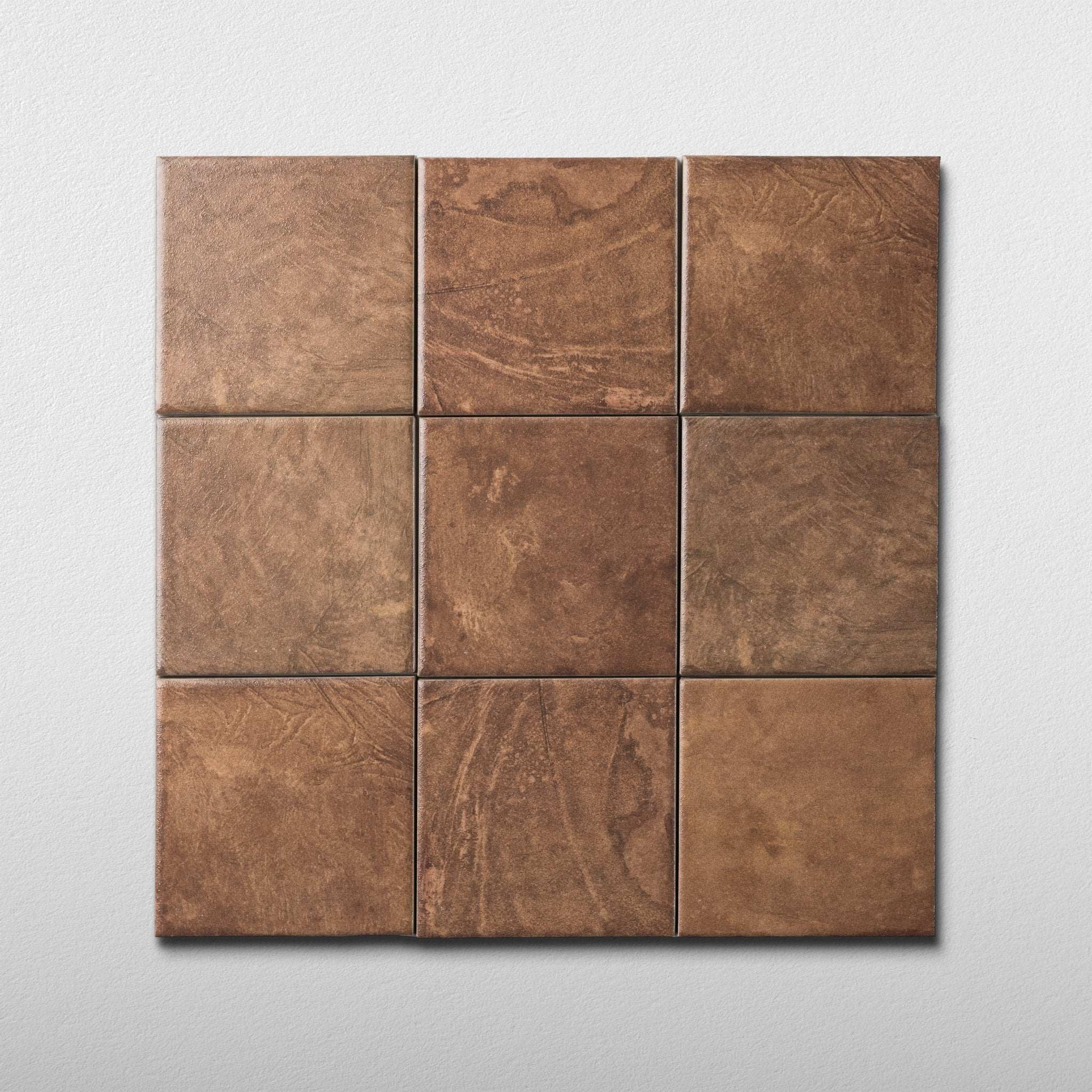 Moonlit Flat Copper Porcelain Tile | Cemento Collection - Cemento