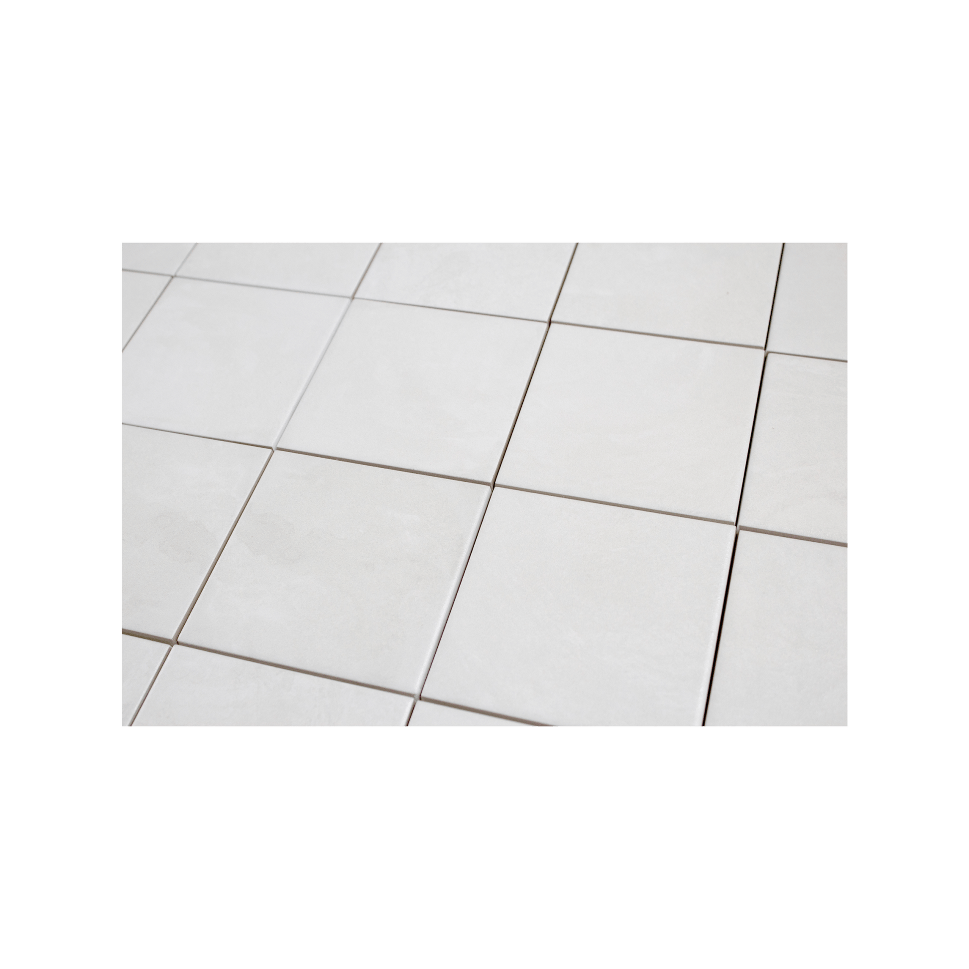 Moonlit Flat Dolomite White Porcelain Tile - Cemento Collection