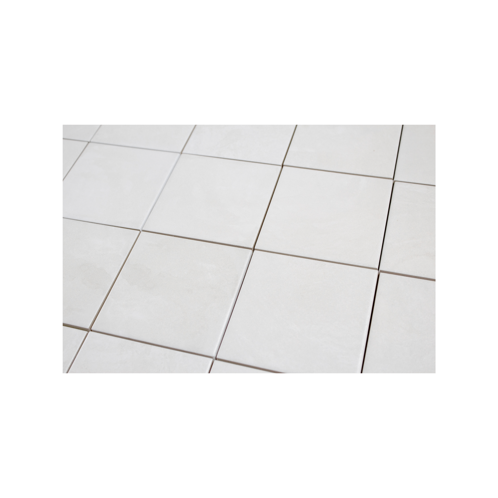 Moonlit Flat Dolomite White Porcelain Tile - Cemento Collection