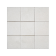 Moonlit Flat Dolomite White Porcelain Tile - Cemento Collection