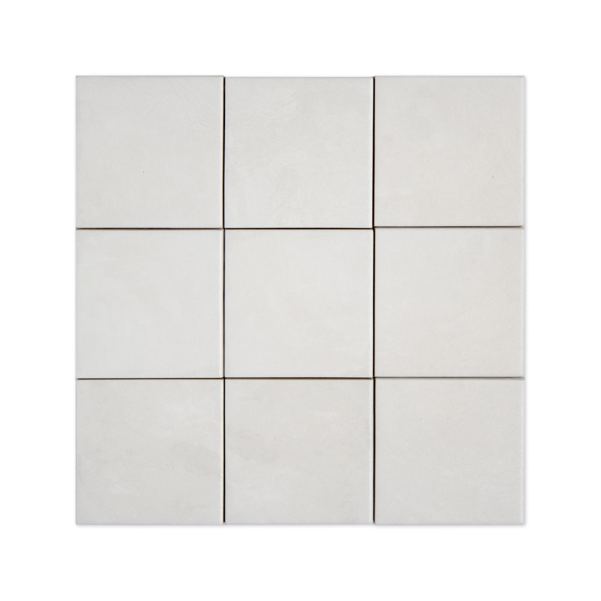 Moonlit Flat Dolomite White Porcelain Tile - Cemento Collection