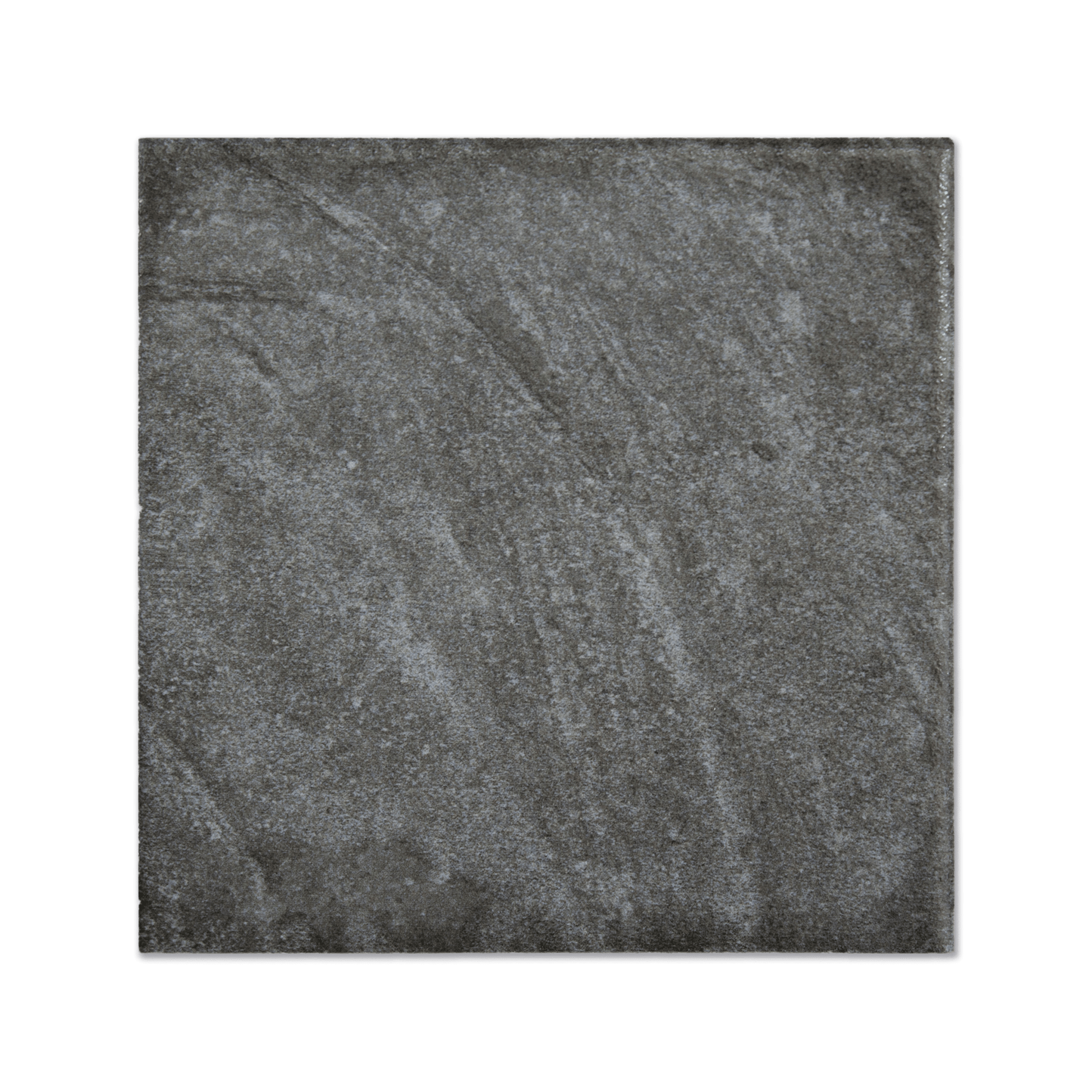 Moonlit Flat Silver Grey Porcelain Tile - Cemento Collection