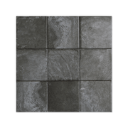 Moonlit Flat Silver Grey Porcelain Tile - Cemento Collection