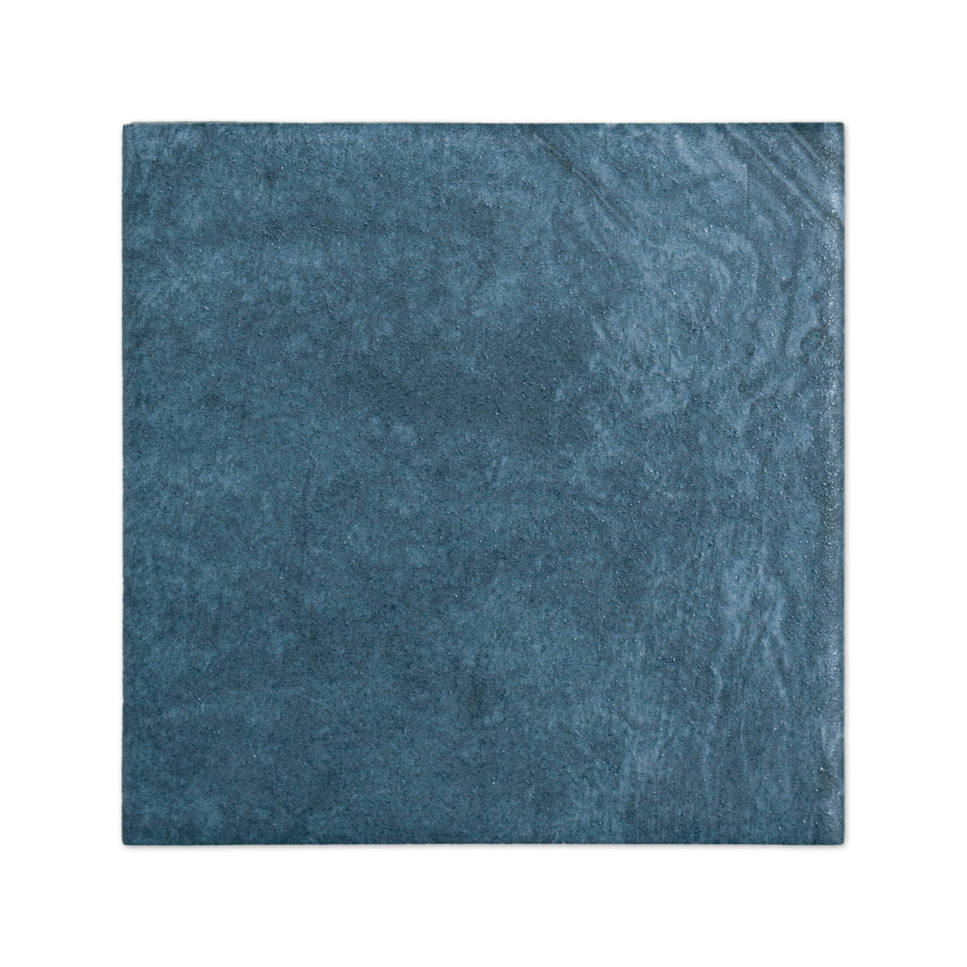 Moonlit Flat Tide Blue Porcelain Tile - Cemento Collection