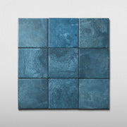 Moonlit Flat Tide Blue Porcelain Tile