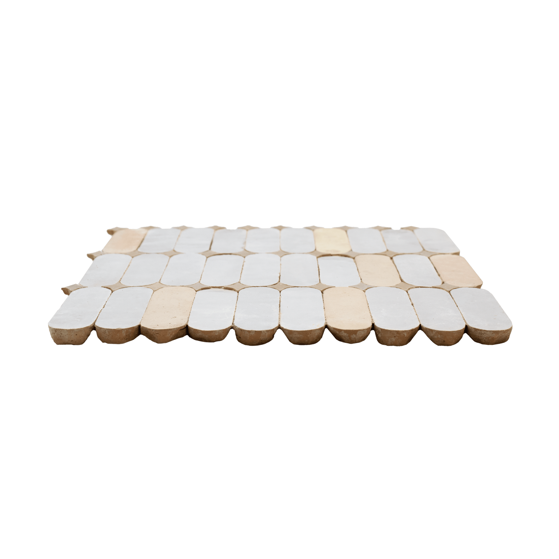 Moroccan Zellige Akka Mosaic Tile - Cemento Collection