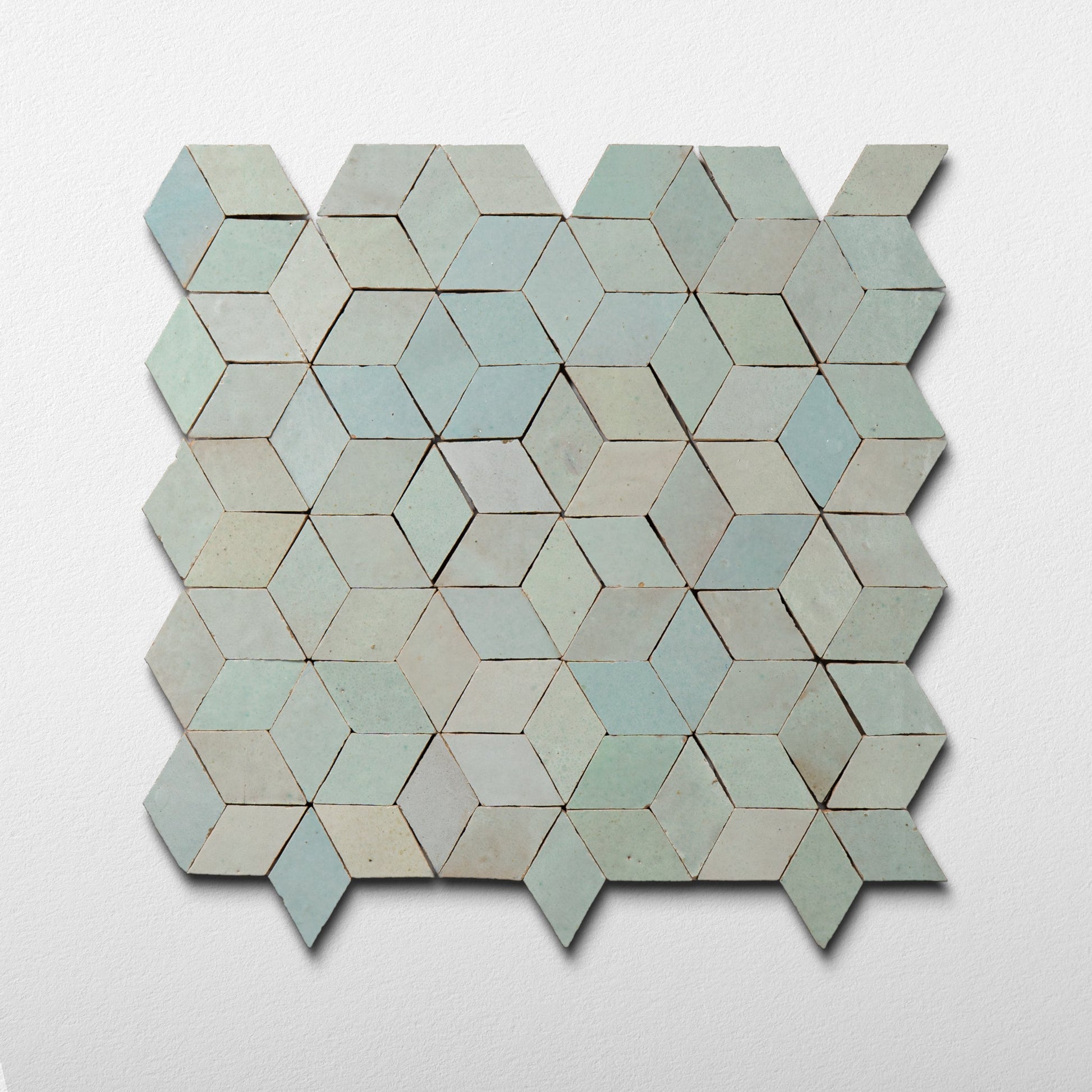 Moroccan Zellige Estapona Mosaic Tile - Cemento Collection