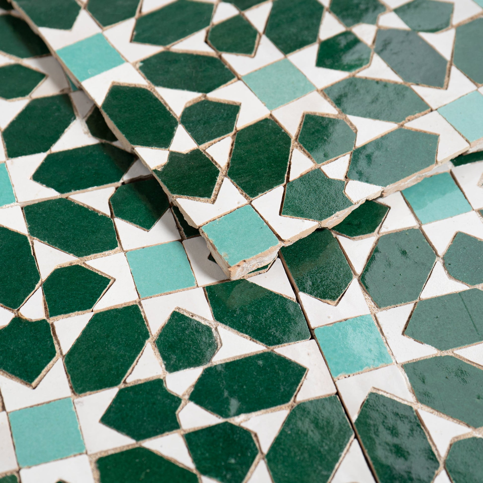 floor and wall zellige mosaic tile 