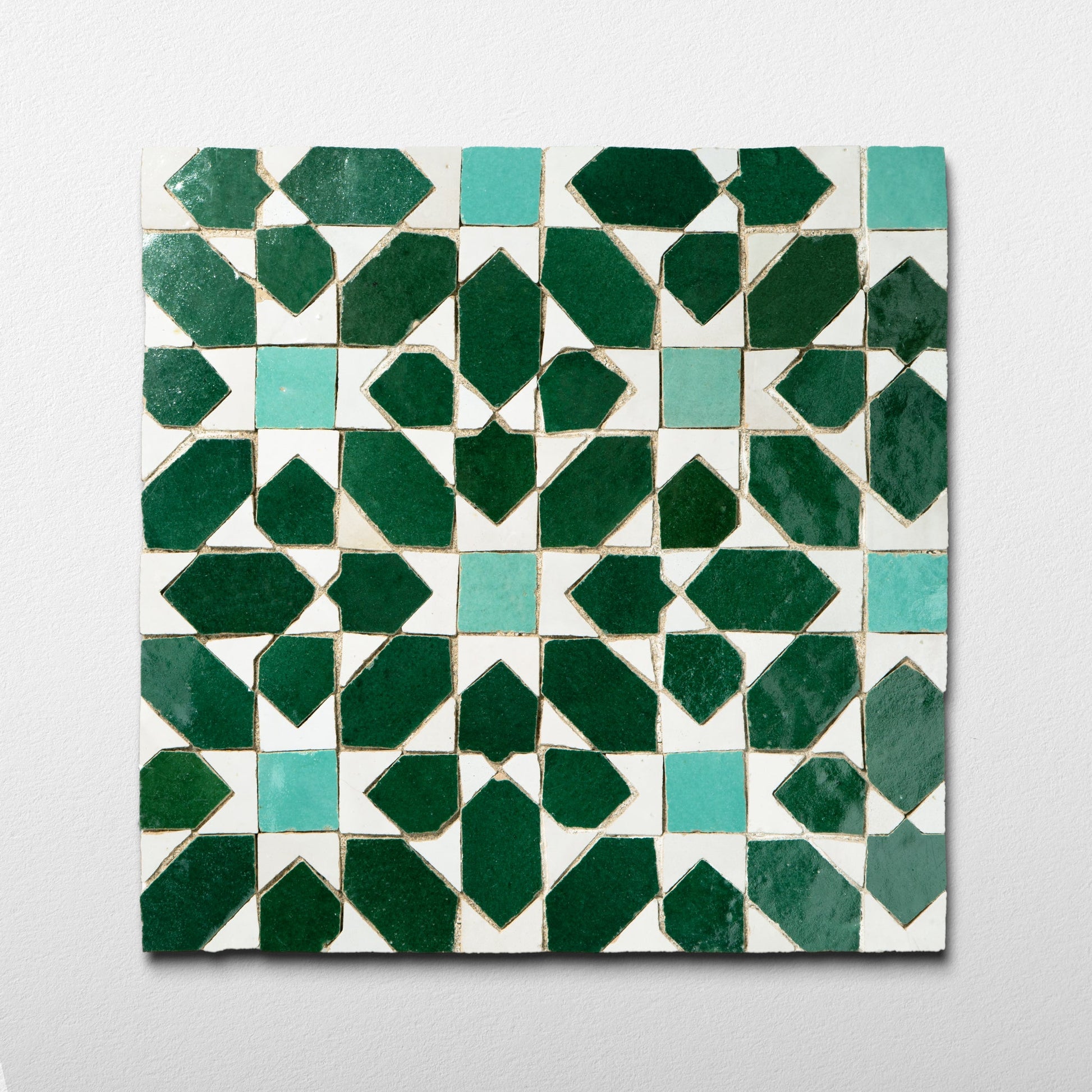 Moroccan Zellige Garden Green Mosaic
