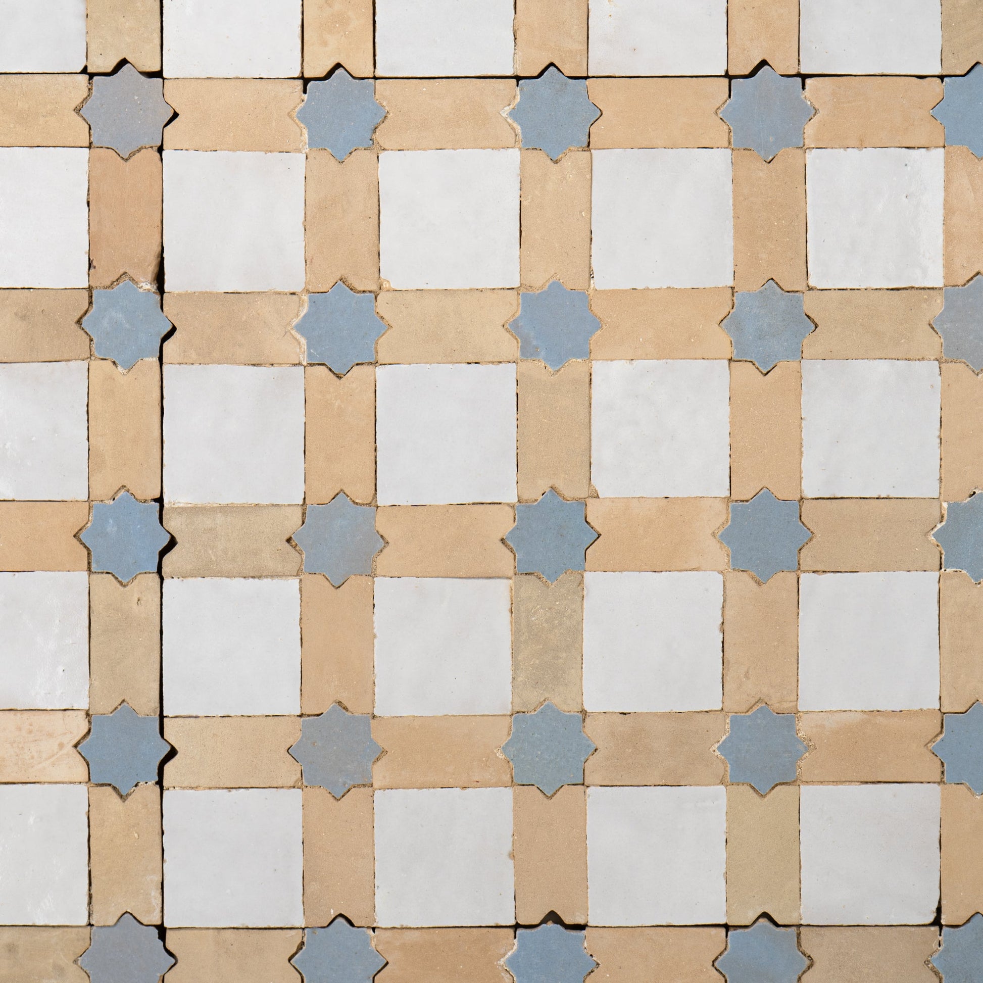 star shaped zellige mosaic tile
