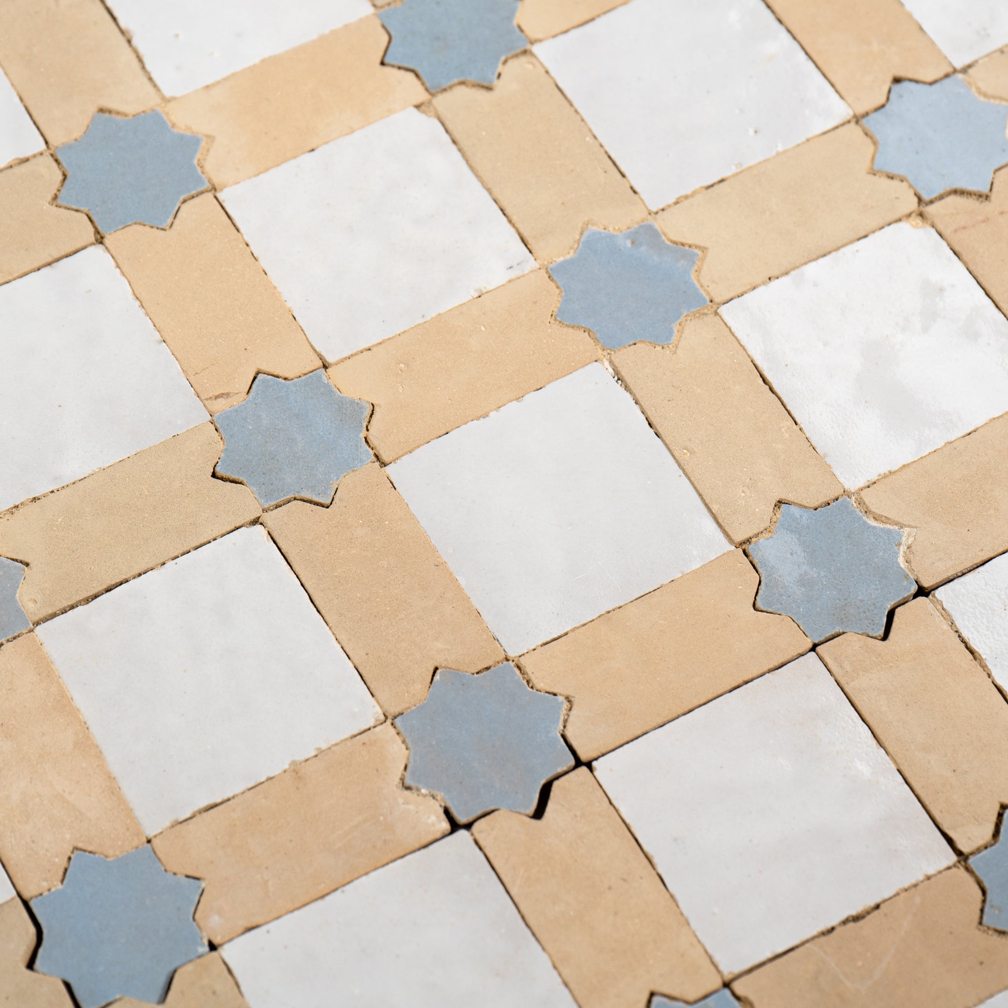 flannel zellige mosaic tile