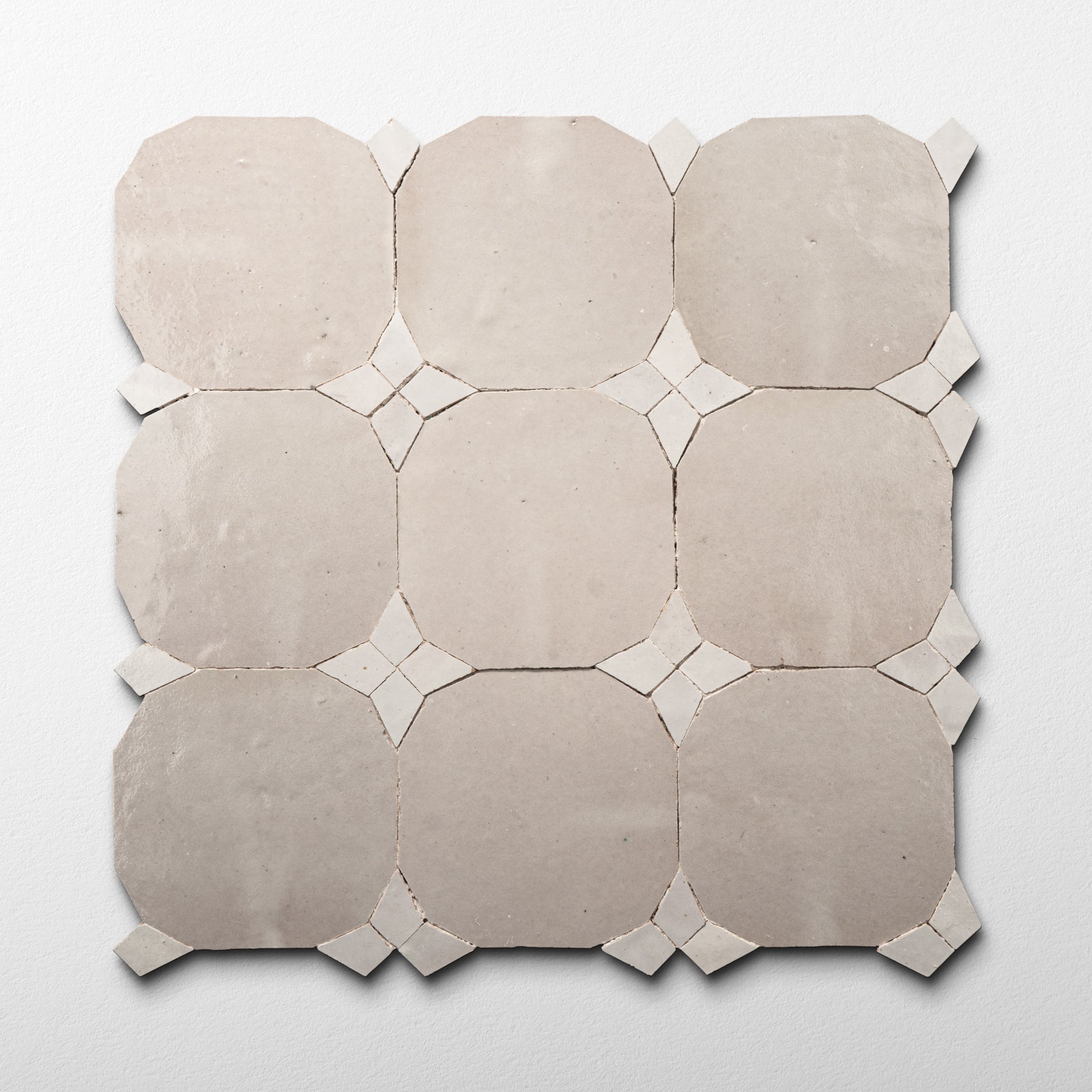Moroccan Zellige Octaria Mosaic Tile | Cemento Collection