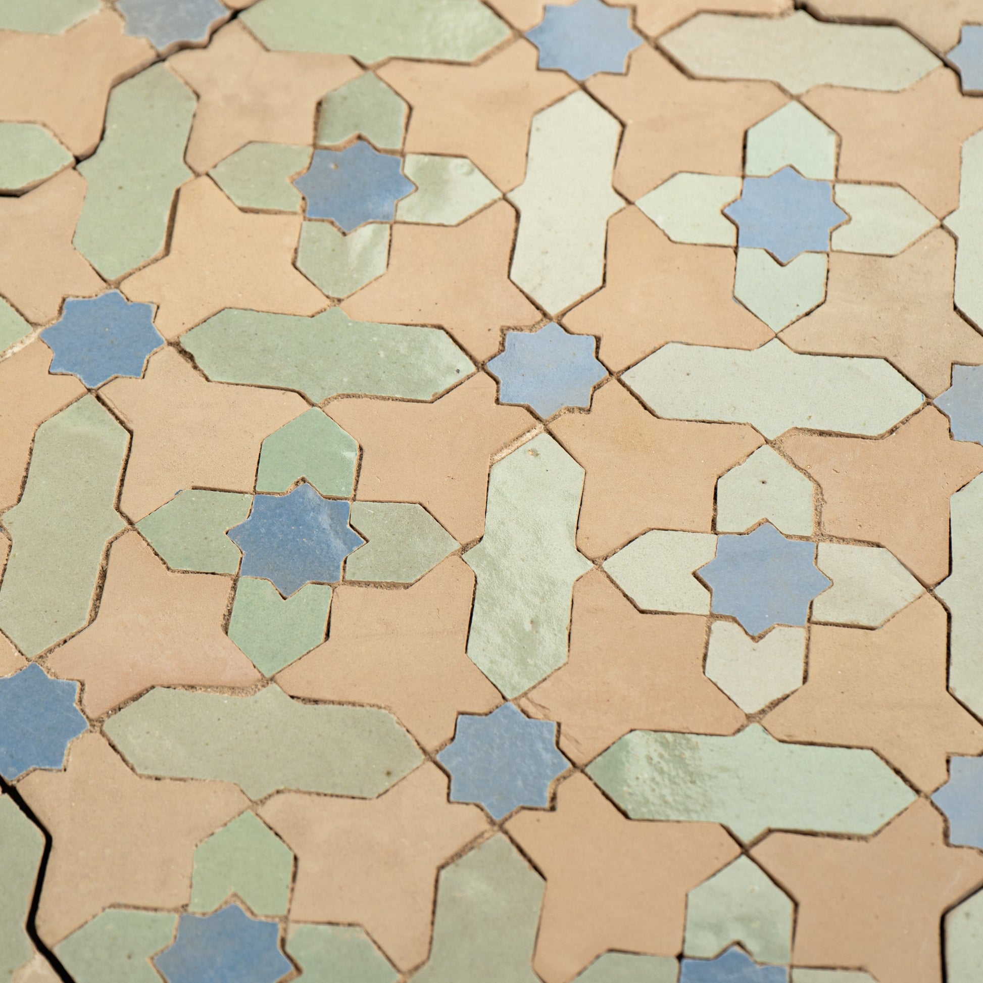 floor and wall zellige mosaic tile 