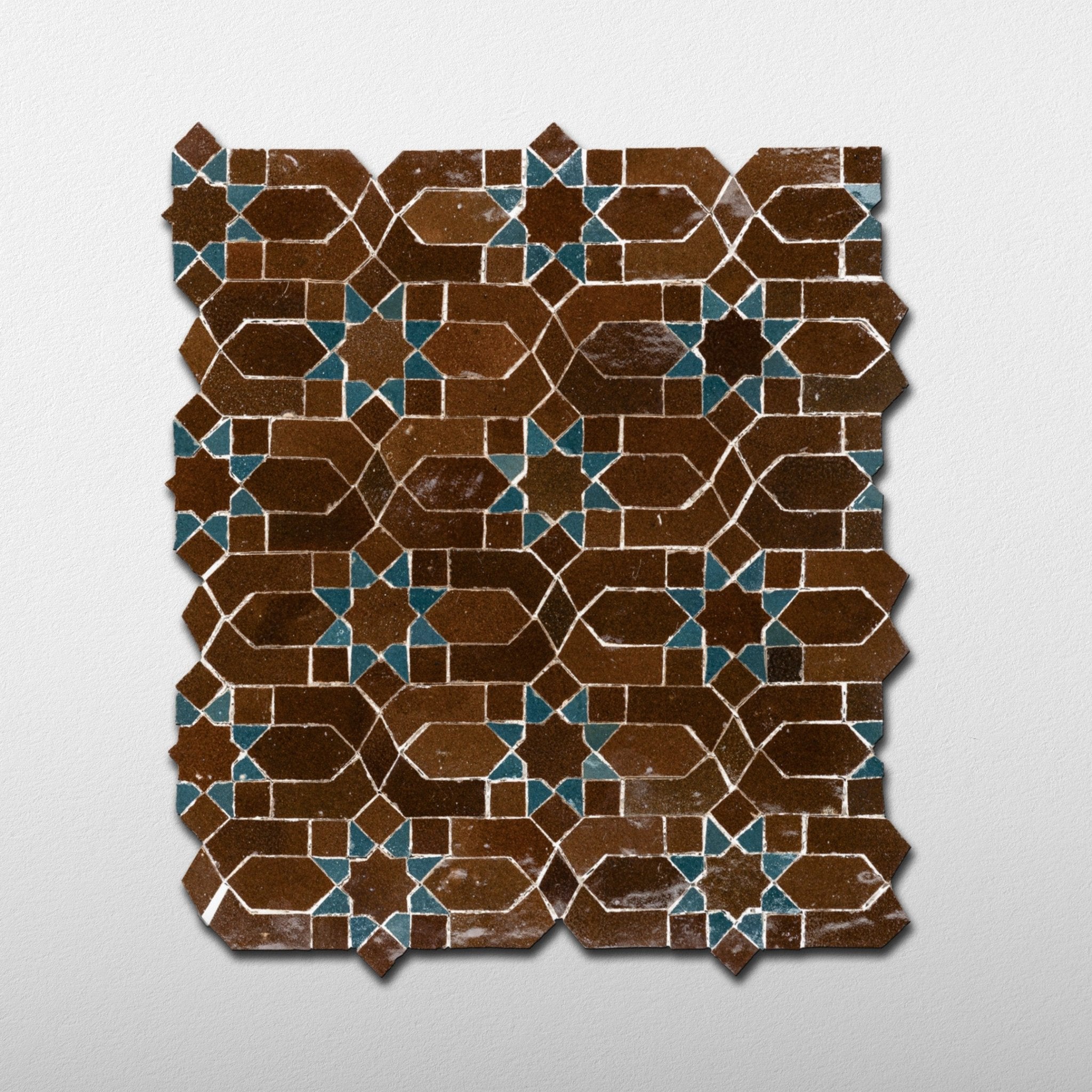 Moroccan Zellige Ravello Mosaic Tile - Cemento Collection