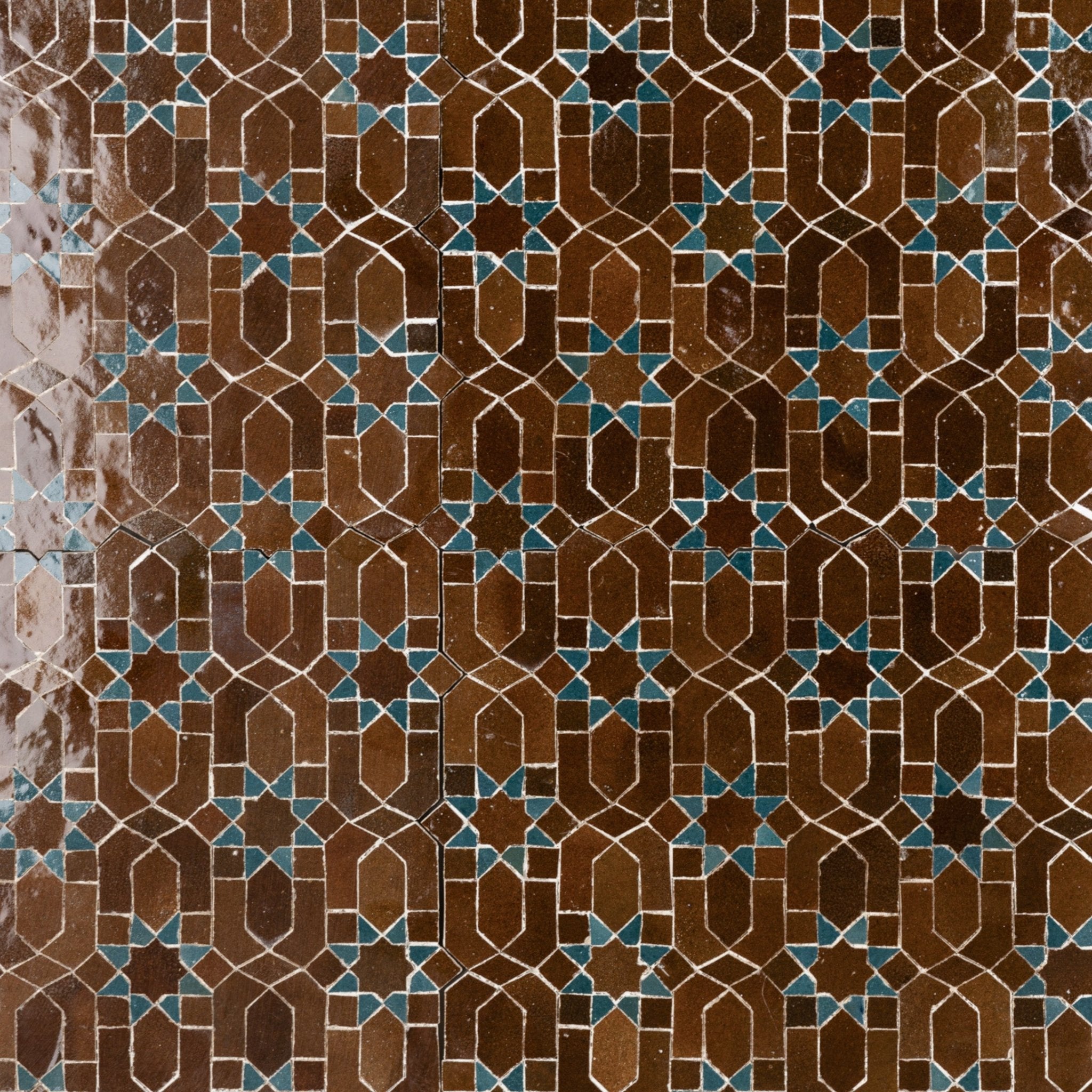 Moroccan Zellige Ravello Mosaic Tile - Cemento Collection