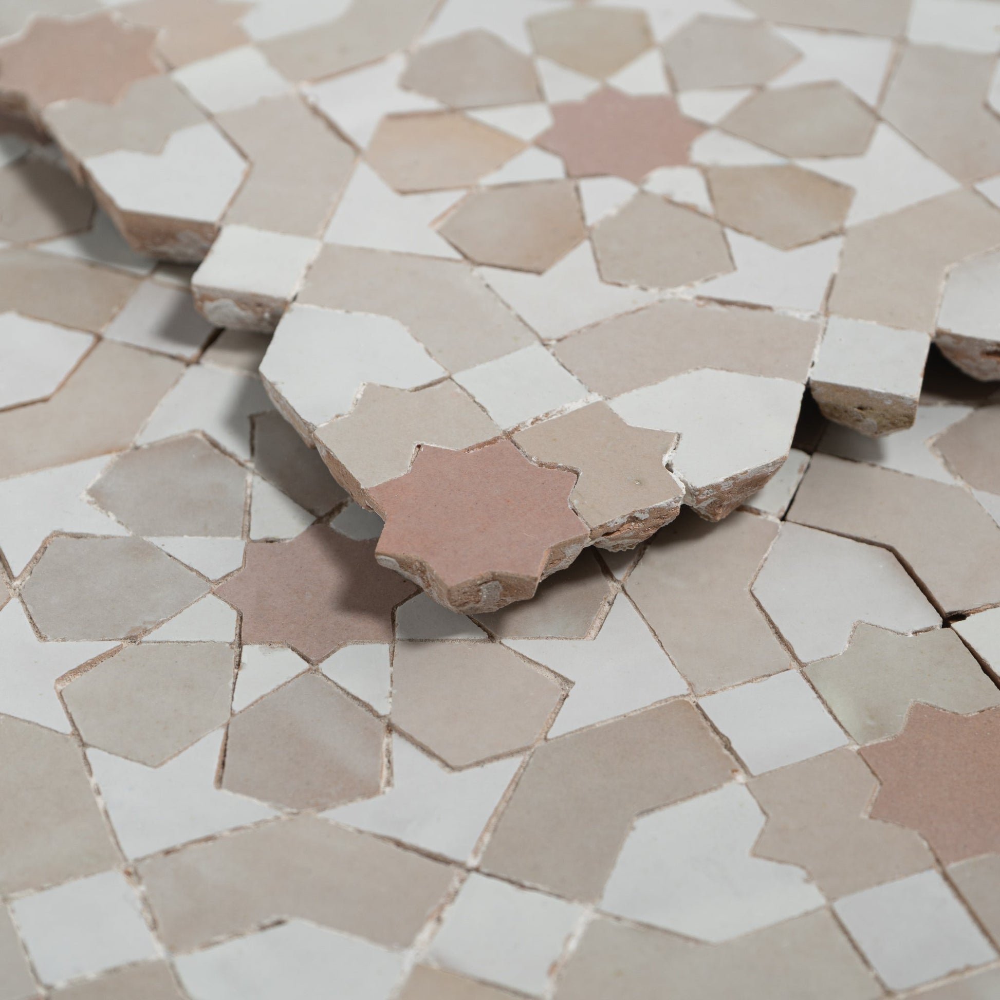 Moroccan Zellige Sines Mosaic Tile - Cemento Collection