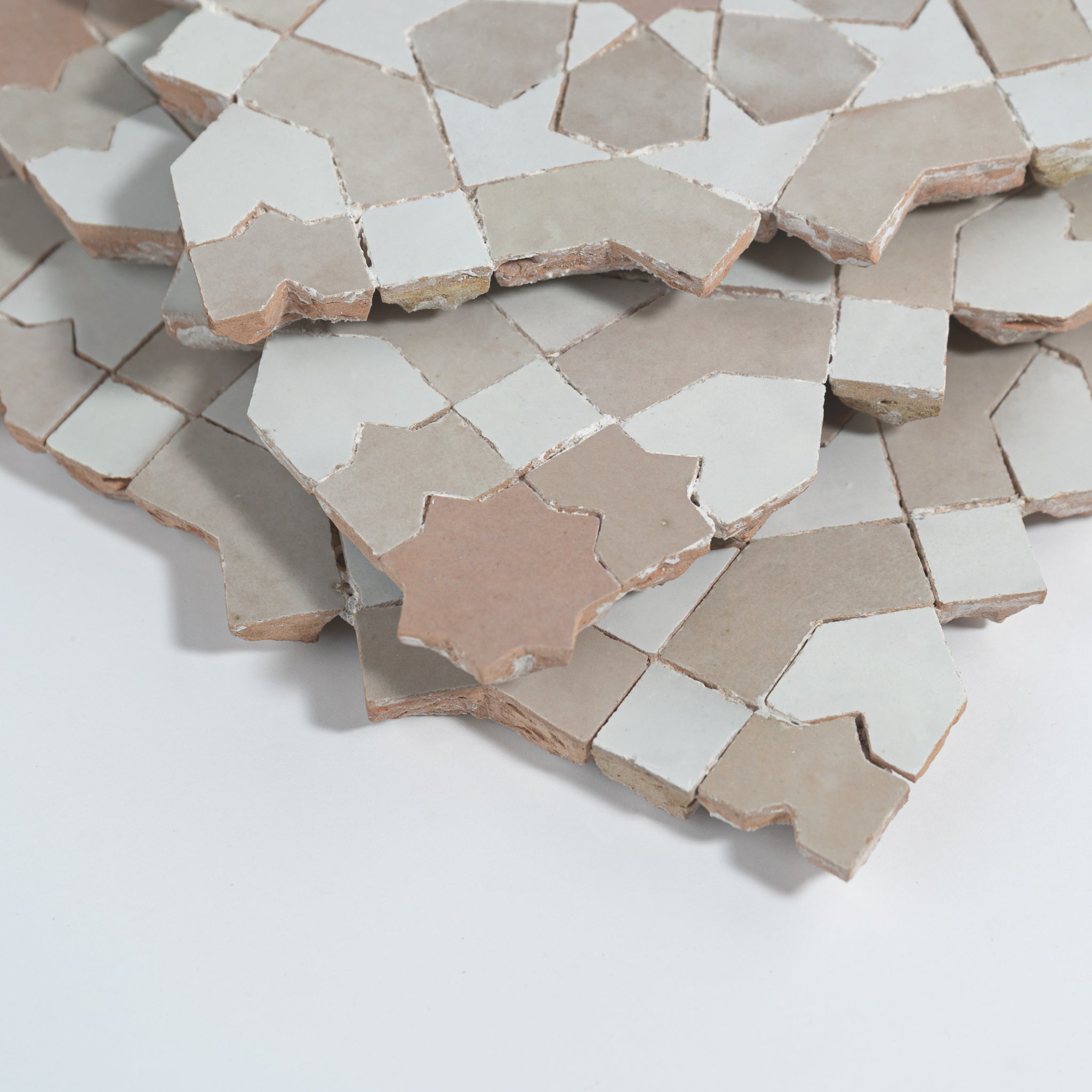 Moroccan Zellige Sines Mosaic Tile - Cemento Collection