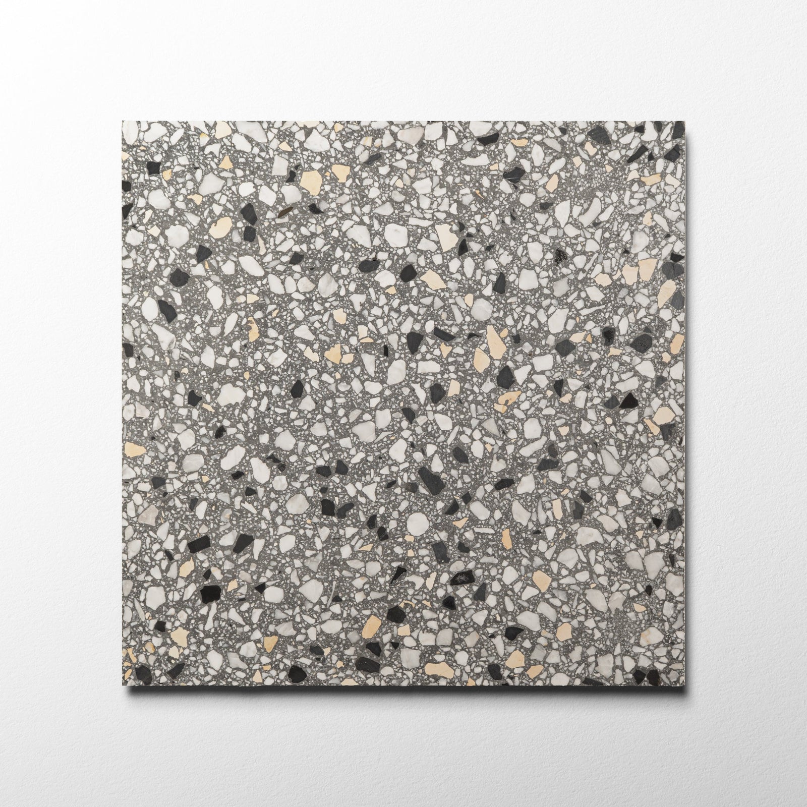 Murano Charcoal Gray 16x16 Terrazzo Tile - Cemento Collection