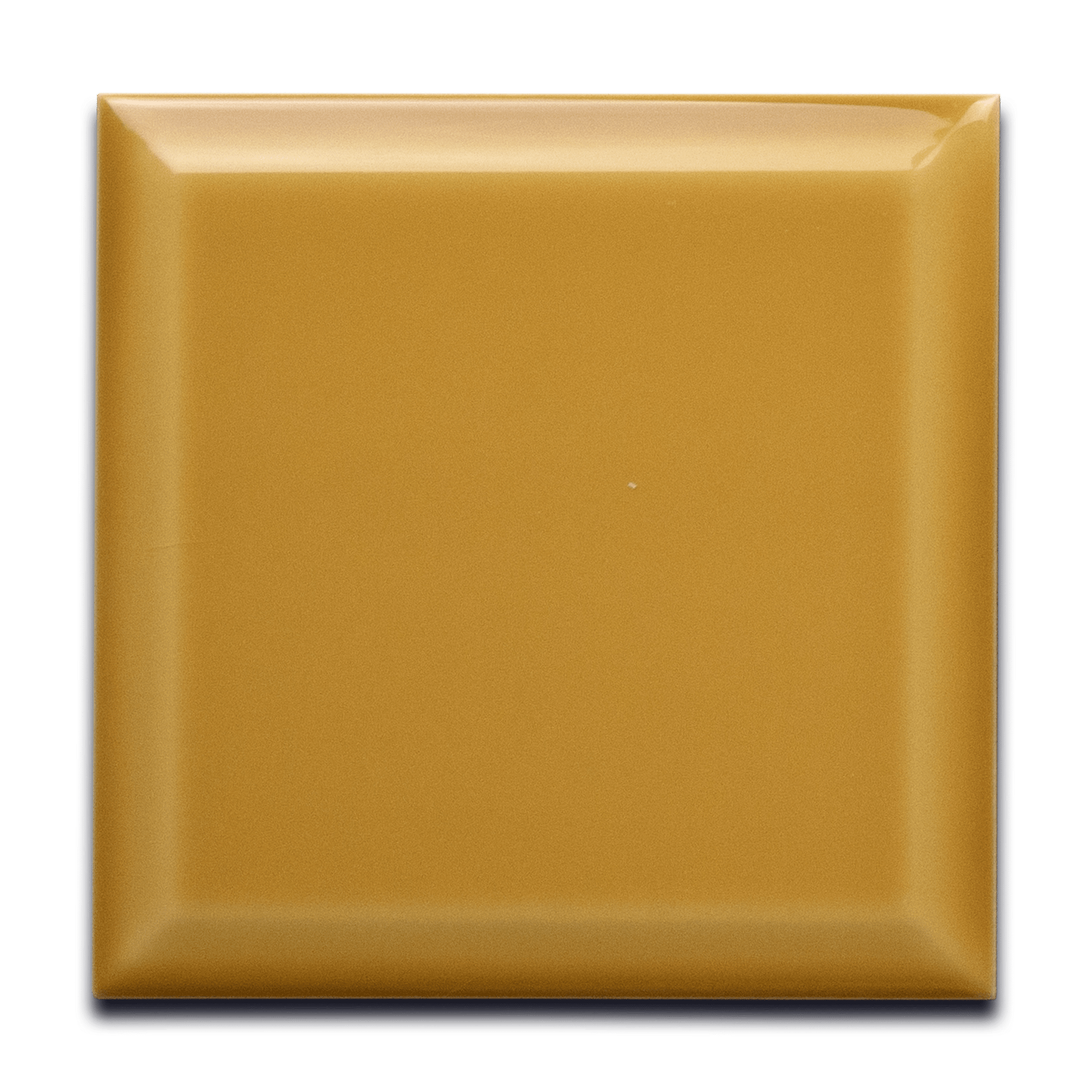 Mustard Yellow 6x6 Bevelled Tile - Cemento Collection