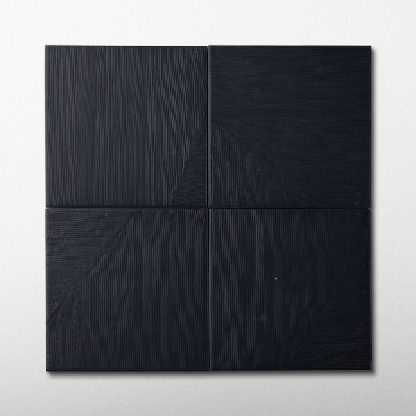 Black Subway Tile 6.5x6.5 - Cemento Collection