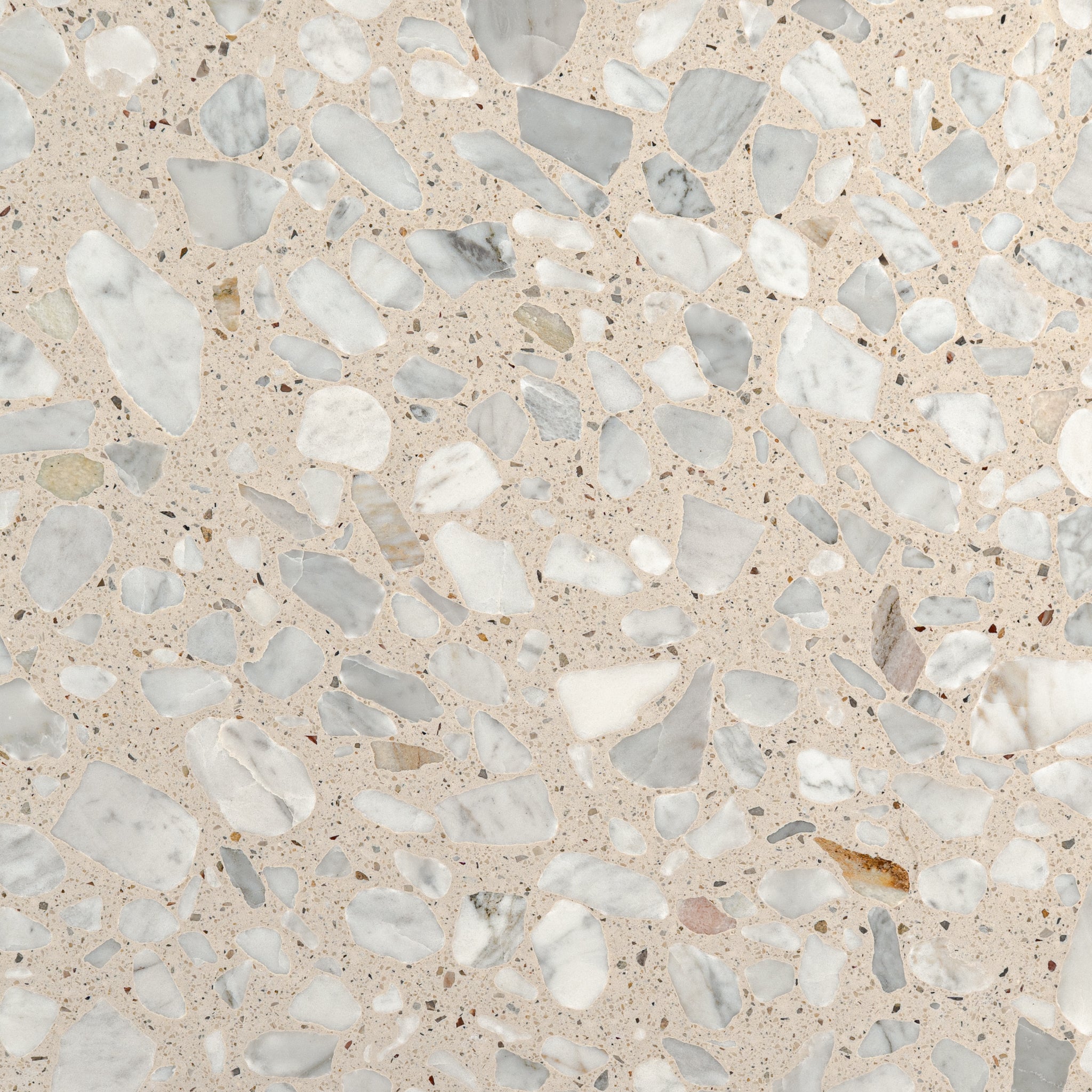 Panarea Sand 16x16 Terrazzo Tile - Cemento Collection