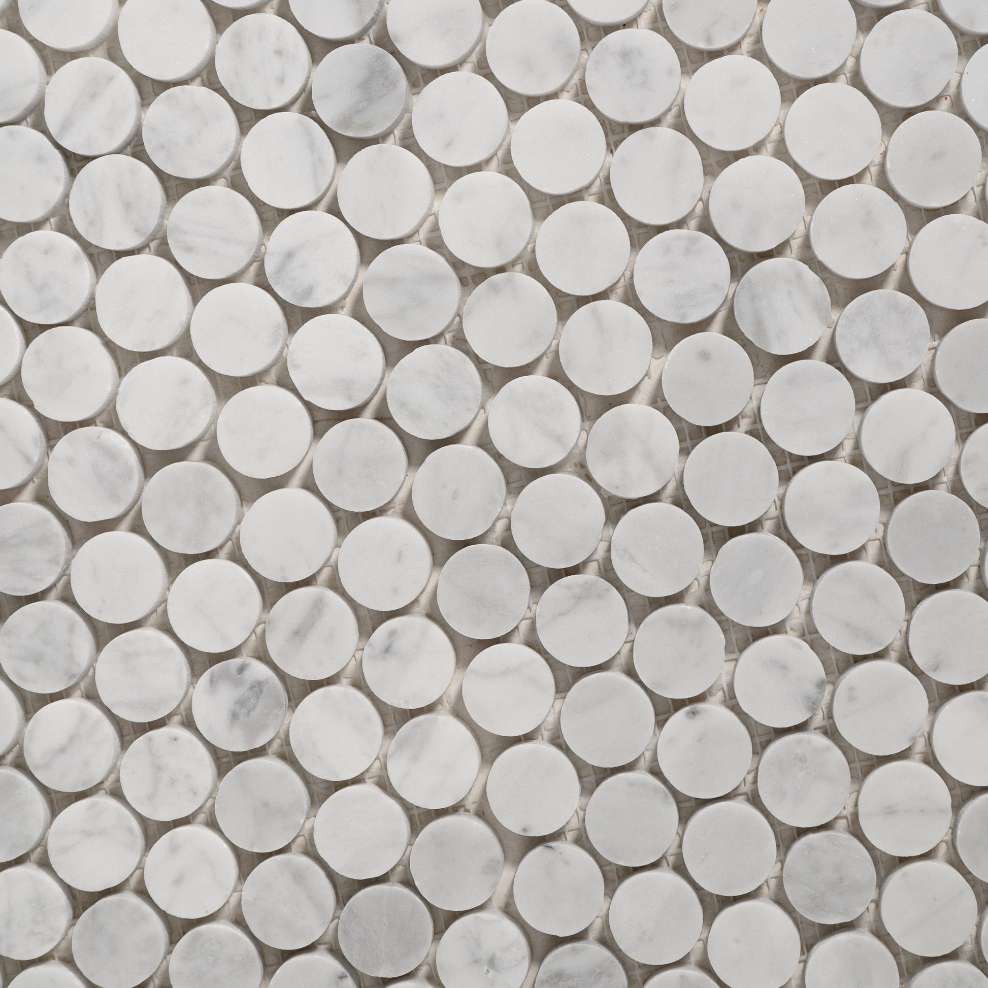 Bianco Carrara Marble Honed Mosaic Tile